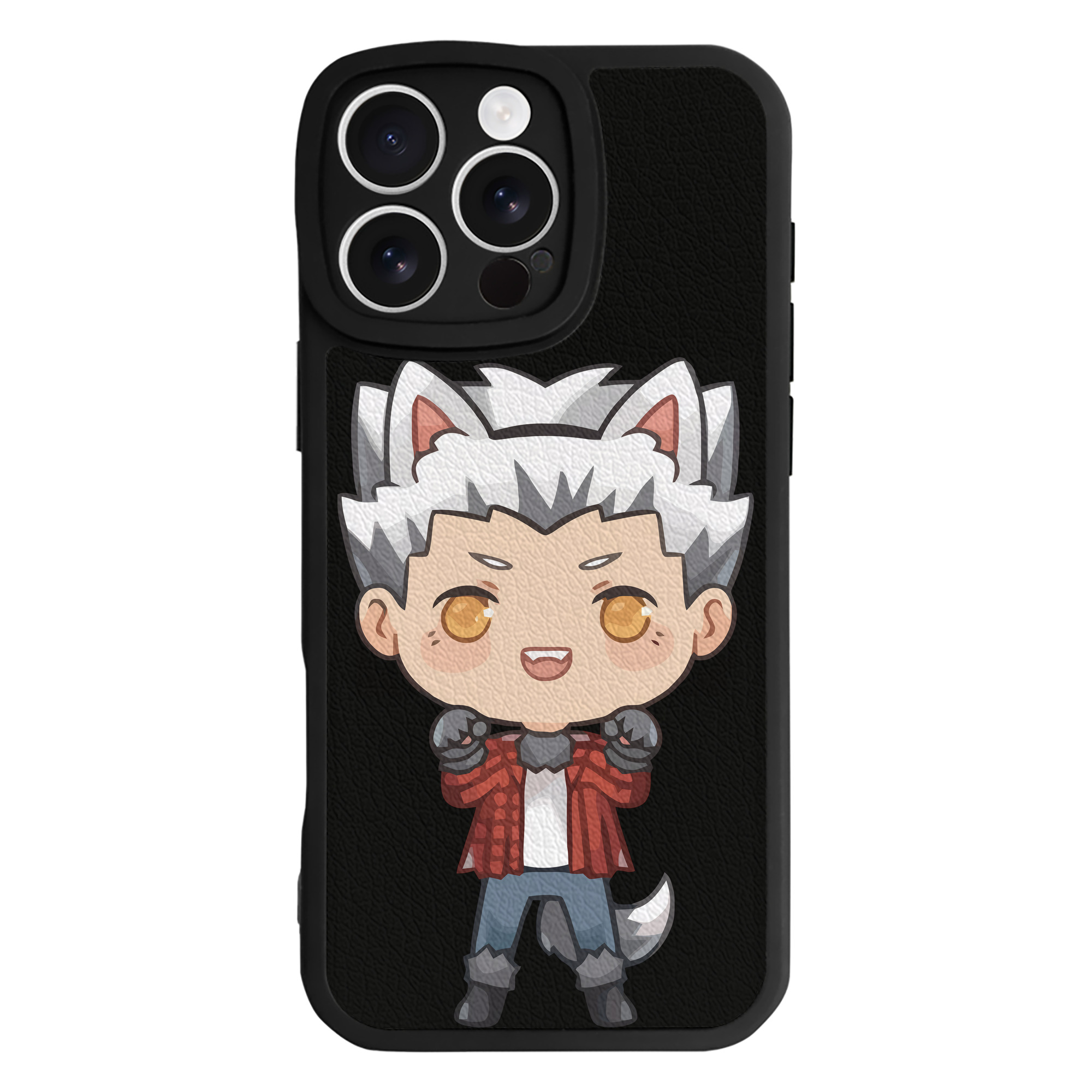 （画像用） ハイキュー!! Haikyu!! 【iPhone 16シリーズ対応】シリコンスマホケース（レザー調） 材質：シリコン